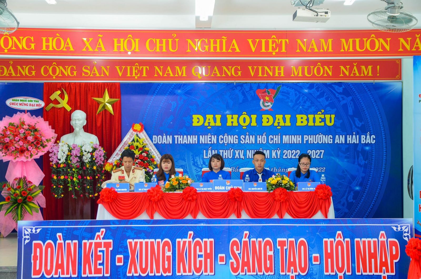 ĐOÀN THANH NIÊN CỘNG SẢN HỒ CHÍ MINH PHƯỜNG AN HẢI BẮCTỔ CHỨC ĐẠI HỘI ĐẠI BIỂU LẦN THỨ XV, NHỆM KỲ 2