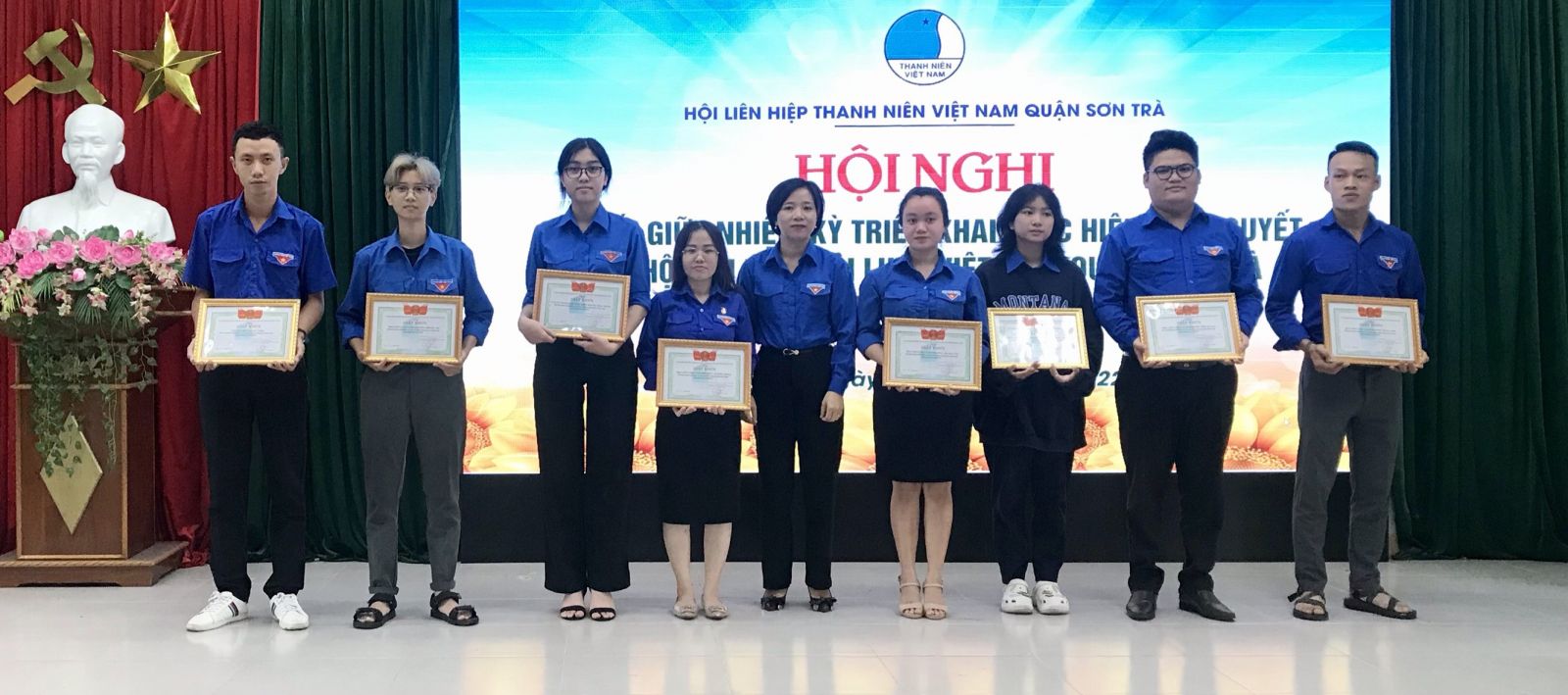 UỶ BAN HỘI LHTN VIỆT NAM QUẬN SƠN TRÀ TỔ CHỨC HỘI NGHỊ SƠ KẾT GIỮA NHIỆM KỲ 2019-2024 