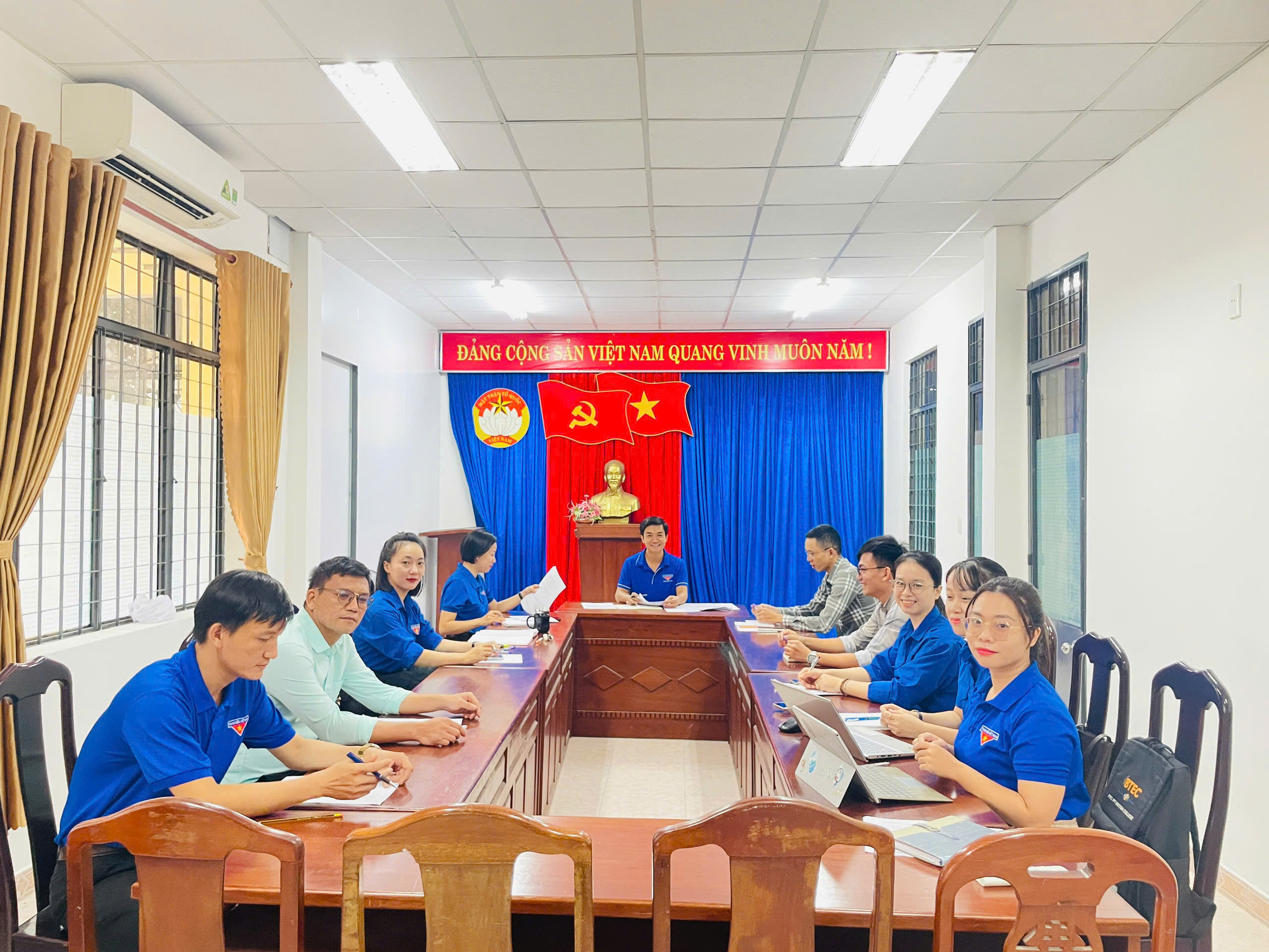 KIỂM TRA CỤM THI ĐUA KHỐI TRƯỜNG CÔNG TÁC ĐOÀN VÀ PHONG TRÀO THANH NIÊN TRƯỜNG HỌC NĂM HỌC 2023-2024